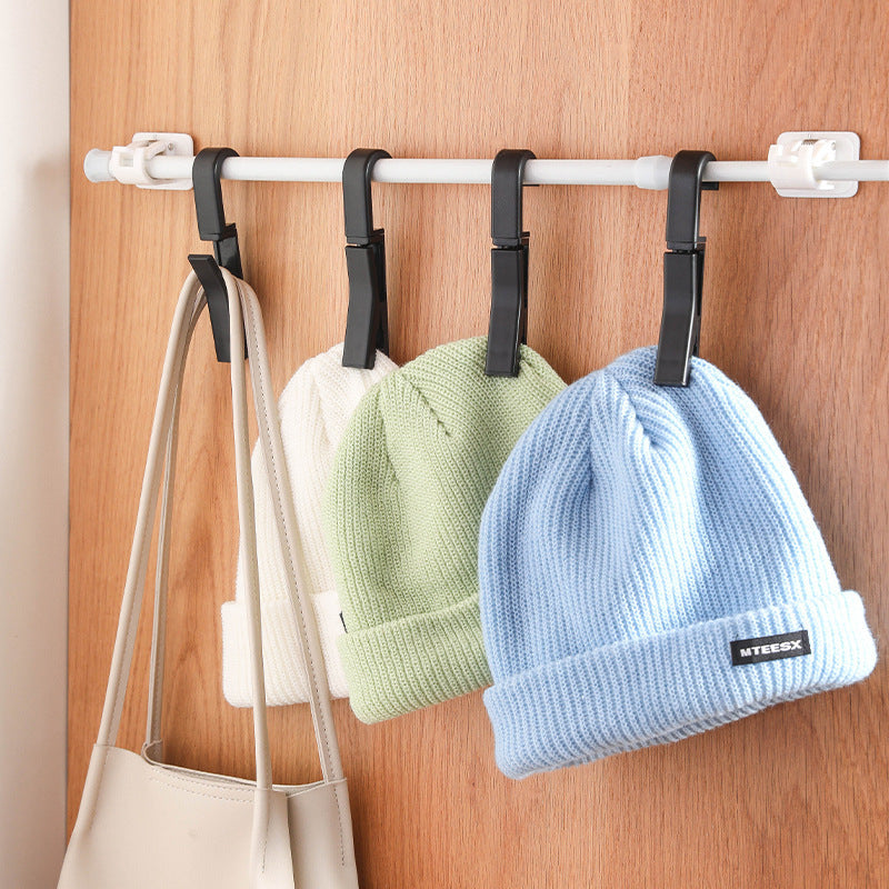 Multifunctional hook clip 360 ° rotating hook hanging storage clip