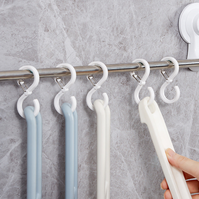 S-shaped hook buckle kitchen bathroom crossbar hook